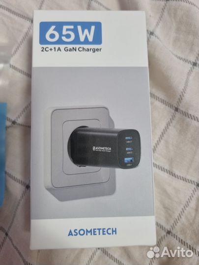 Зарядное устройство asometech GaN USB Type C