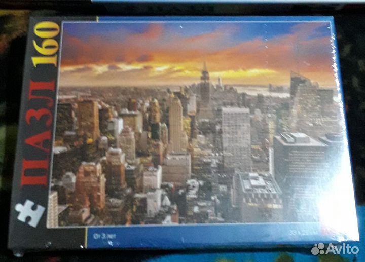 Пазлы Hatber из картона 160 шт