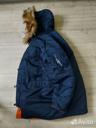 Куртка-аляска Alpha industries SF Navy Оригинал