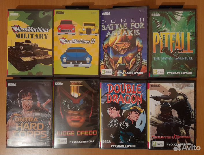 Игры для Сеги (Sega), новые, Авито доставка, Ч. 2