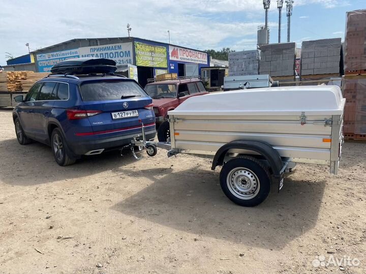 Прицеп легковой мзса с крышкой 817710.034 Арива