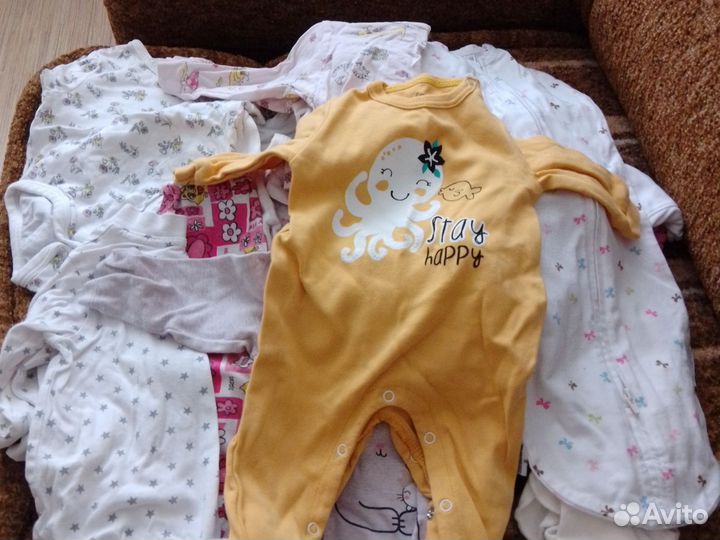 Вещи на ребёнка от 0 до 3 месяцев