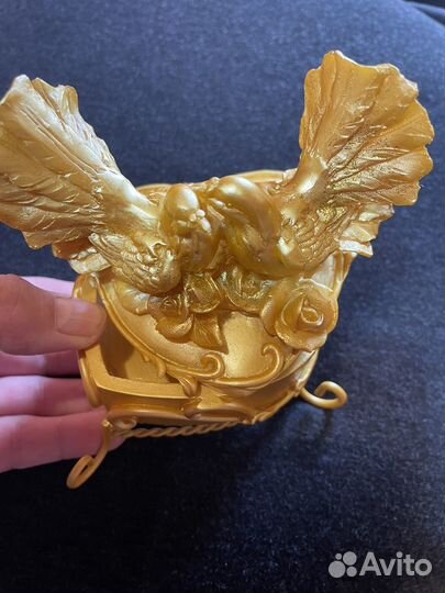 Свадебная шкатулка для колец, подарок, сувенир