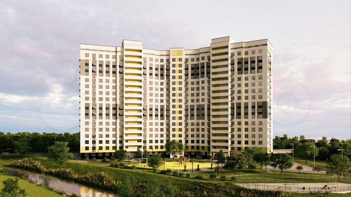 3-к. квартира, 83,3 м², 4/17 эт.