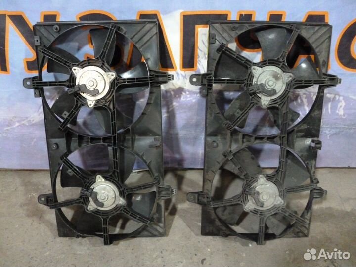 Nissan teana j31 диффузор вентиятора с моторм