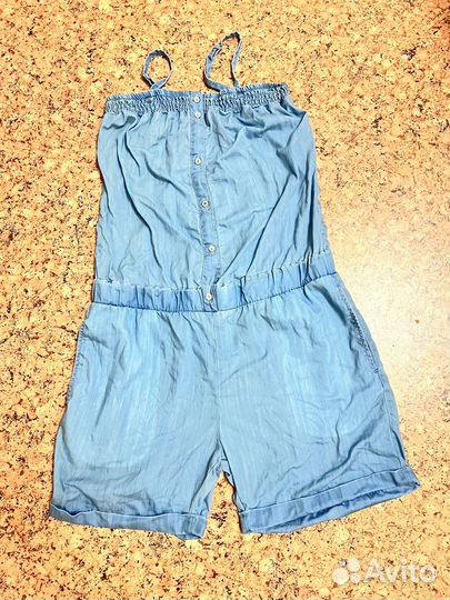 Комбинезон женский джинсовый