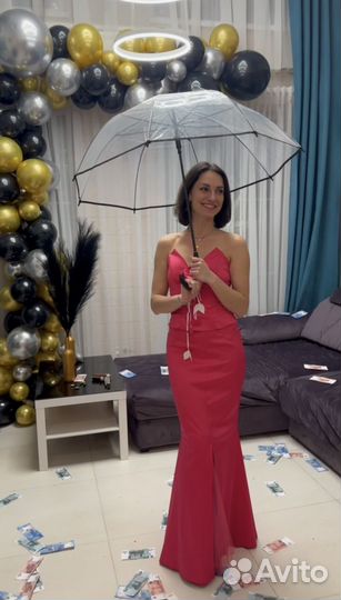 Вечернее платье в пол 42