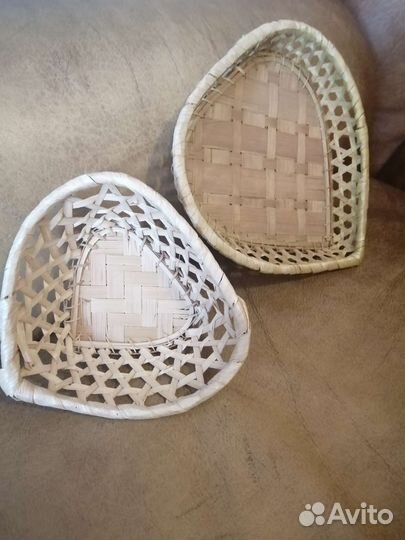 Сувенир сердечко, корзинки для творчества