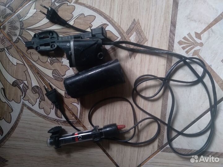 Фильтр для аквариума и нагреватель