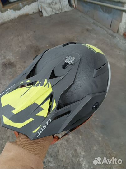 Шлем для мотокросса с очками Just 1 Xs