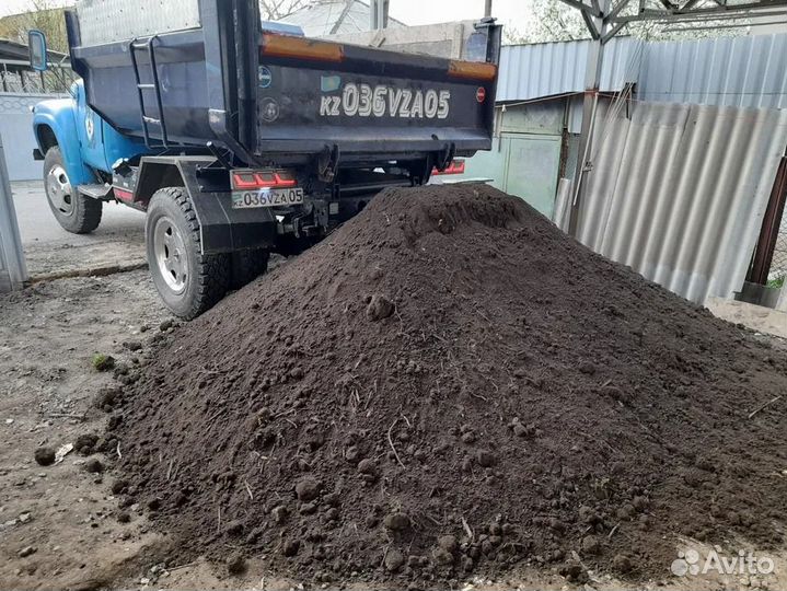 Чернозем отличный Навоз прелый готовый,15т,5т,мешк