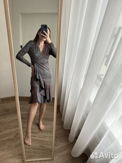 Блестящее платье новое