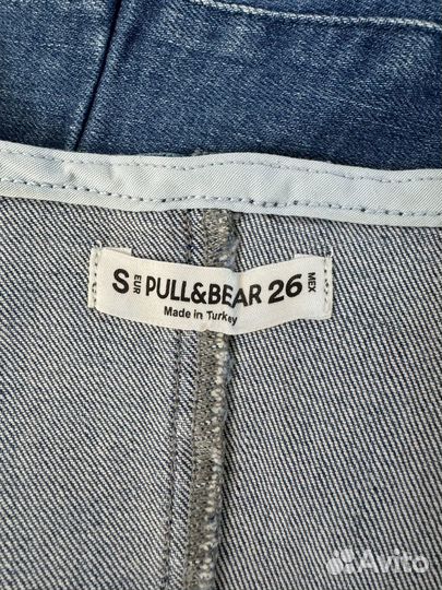 Джинсовый сарафан на лямках Pull&Bear S - 26р