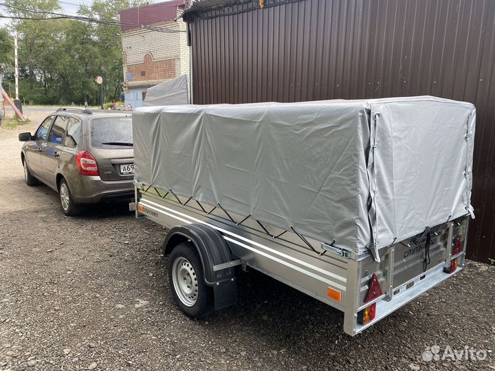 Прицеп Спутник Ex 2213/33 тент 70см (Ул)