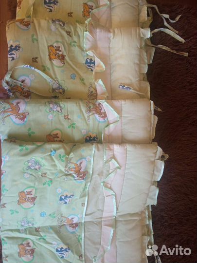 Бортики в детскую кроватку