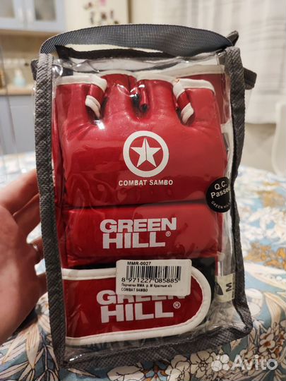 Перчатки green hill combat sambo размер M