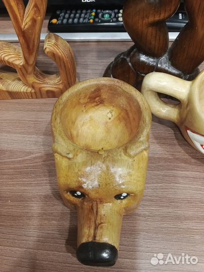 Кружка Кукса из дерева