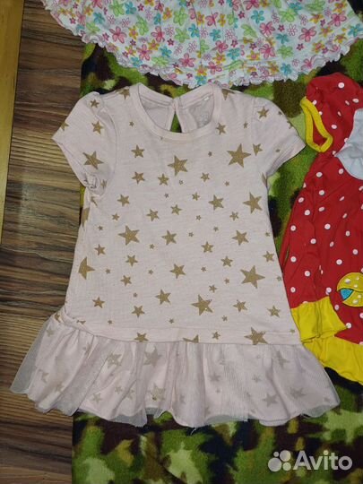 Вещи пакетом на девочку 74 80 летние