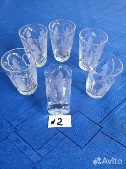 Стопки хрустальные СССР