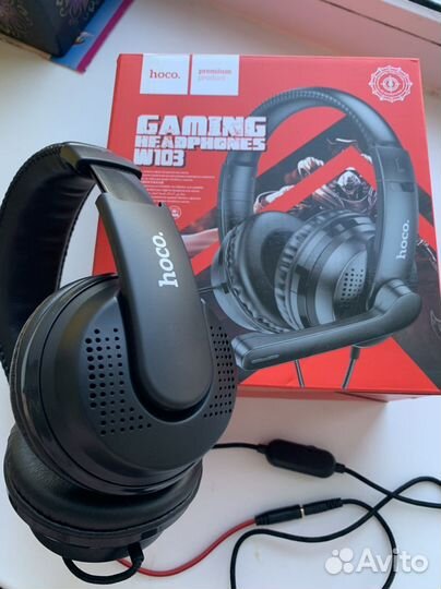 Наушники игровые с микрофоном для пк