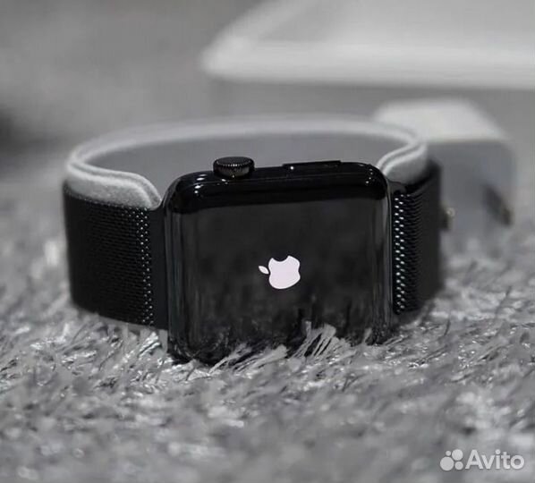 Apple watch 9 (яблоко при включении)