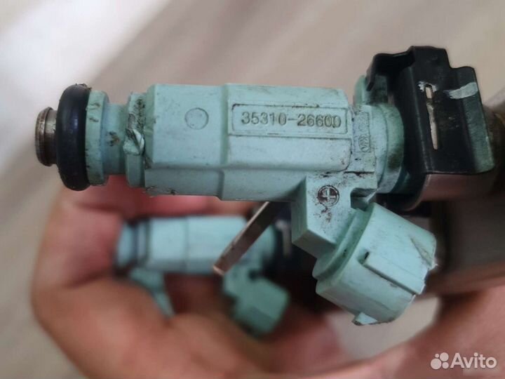 Рампа топливная форсунка Hyundai solaris rio 3