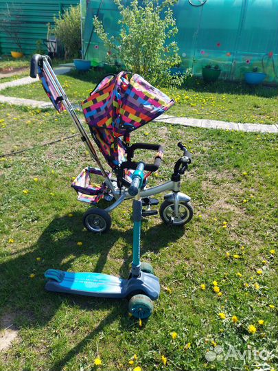 Прогулочная коляска 3 в 1 бу