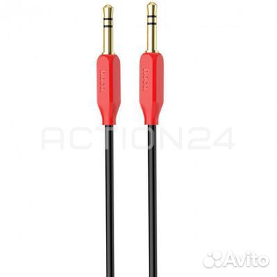 Кабель Hoco UPA11 AUX Jack 3.5 - 1м (черный)