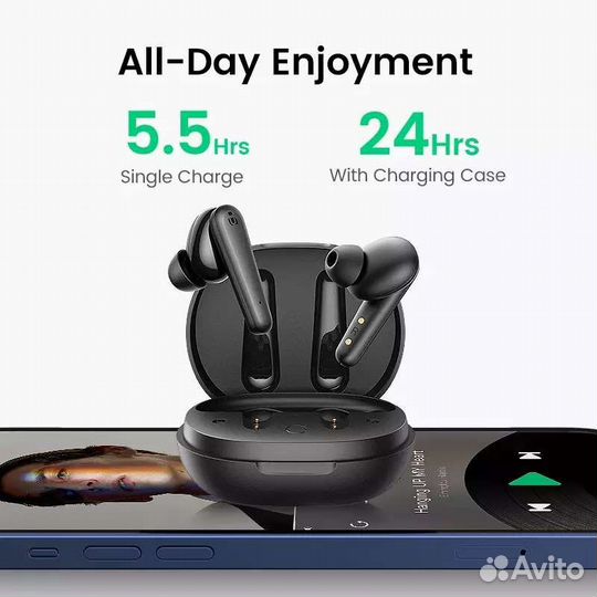 UGreen HiTune T1 наушники TWS новые (в упаковке)