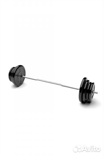 Штанга обрезиненная MB Barbell Atlet 120кг