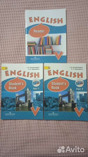 Учебник по английскому языку 5 класс Верещагина
