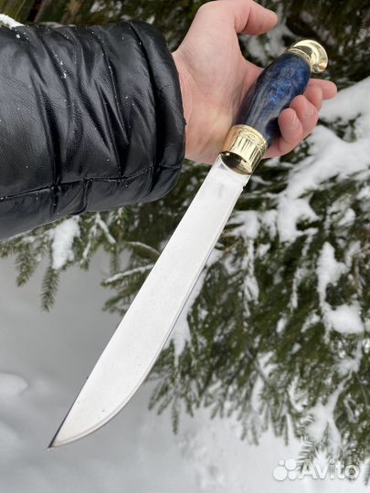 Финский нож puukko с литьем