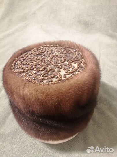 Шапка норковая женская