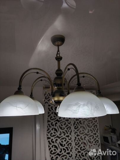 Люстра потолочная подвесная бу