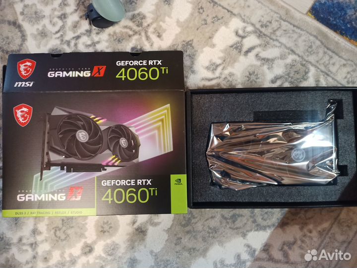 Видеокарта MSI RTX4060Ti gaming X 8GB