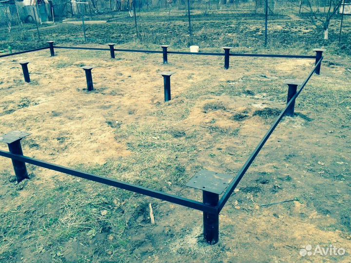 Сваи винтовые 76/3000 с установкой