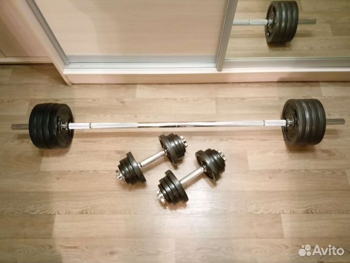 Гантели штанга гриф Torneo разборные