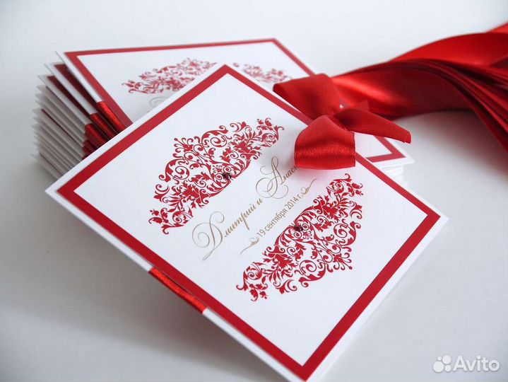 Печать пригласительных на свадьбу