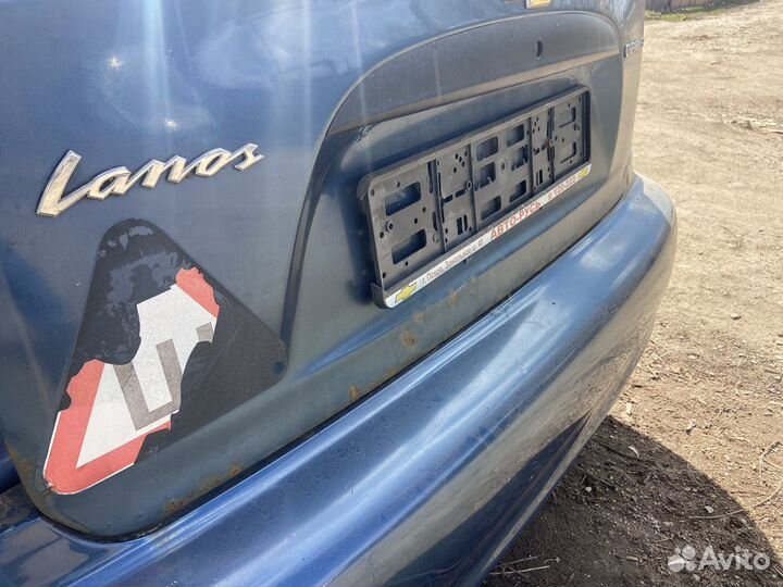 Бампер задний Chevrolet Lanos