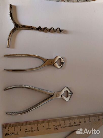 Штопор СССР кованый, клеймо