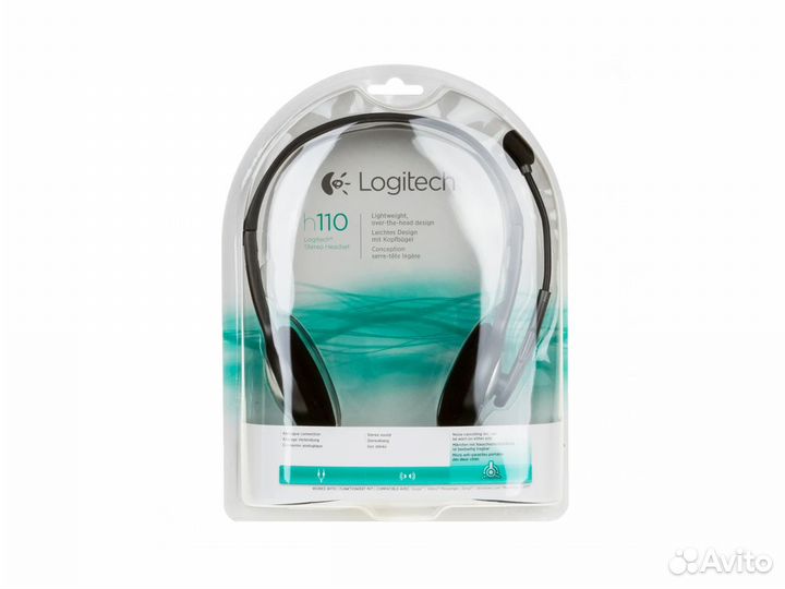 Наушники Logitech Stereo Headset H110