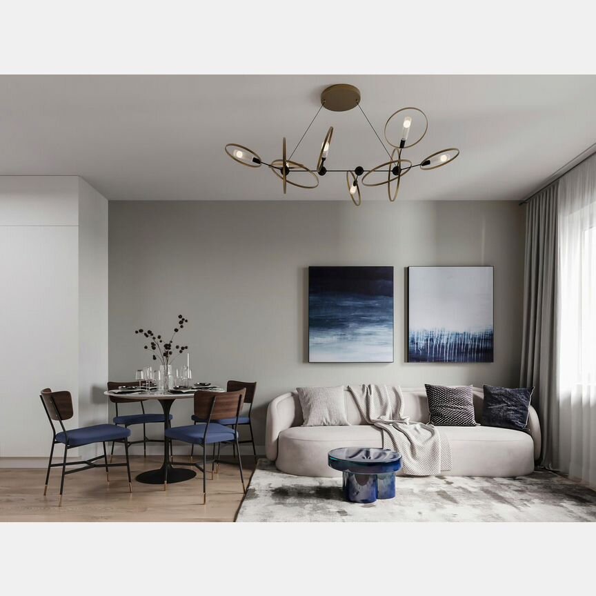 3-к. апартаменты, 73,1 м², 16/23 эт.