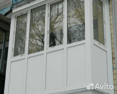 Остекление балкона пвх
