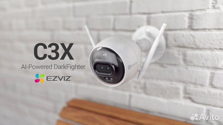 Wi-Fi камера видеонаблюдения ezviz C3X