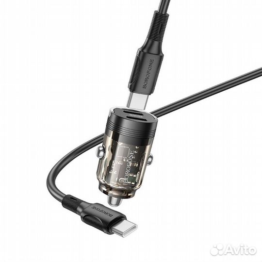 Автомобильное зарядное Borofone BZ29B 36W + USB-C