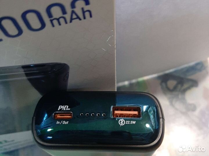Power bank мощный 3А-22,5w тип С 20000мА