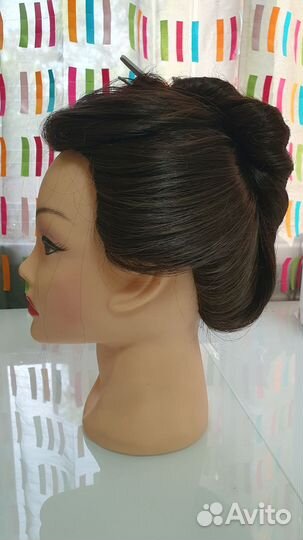 Манекен голова для причесок 
