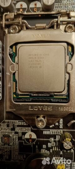 Материнская плата 1156 с процессором xeon x3440