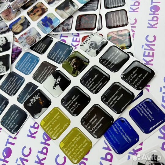 Стикеры 3д с любым лого