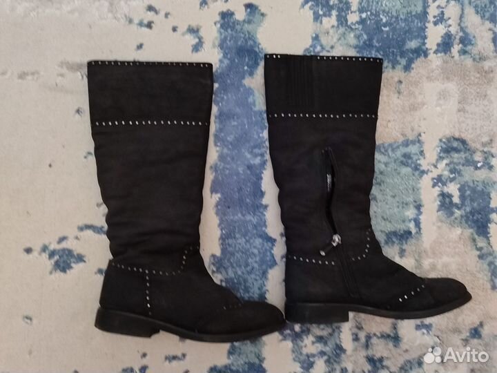 Сапоги женские зимние натуральная кожа Thomasmuns